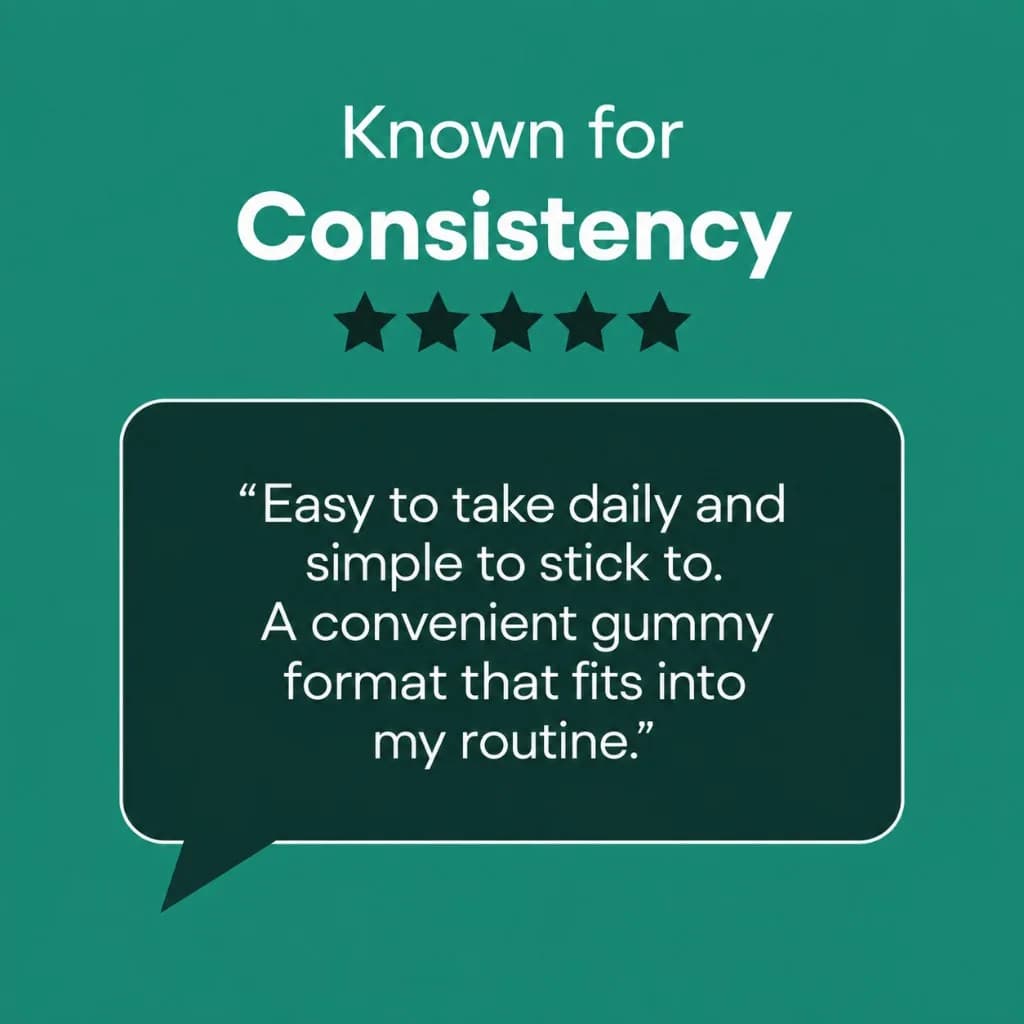 Known for consistency — customer quote about easy daily use