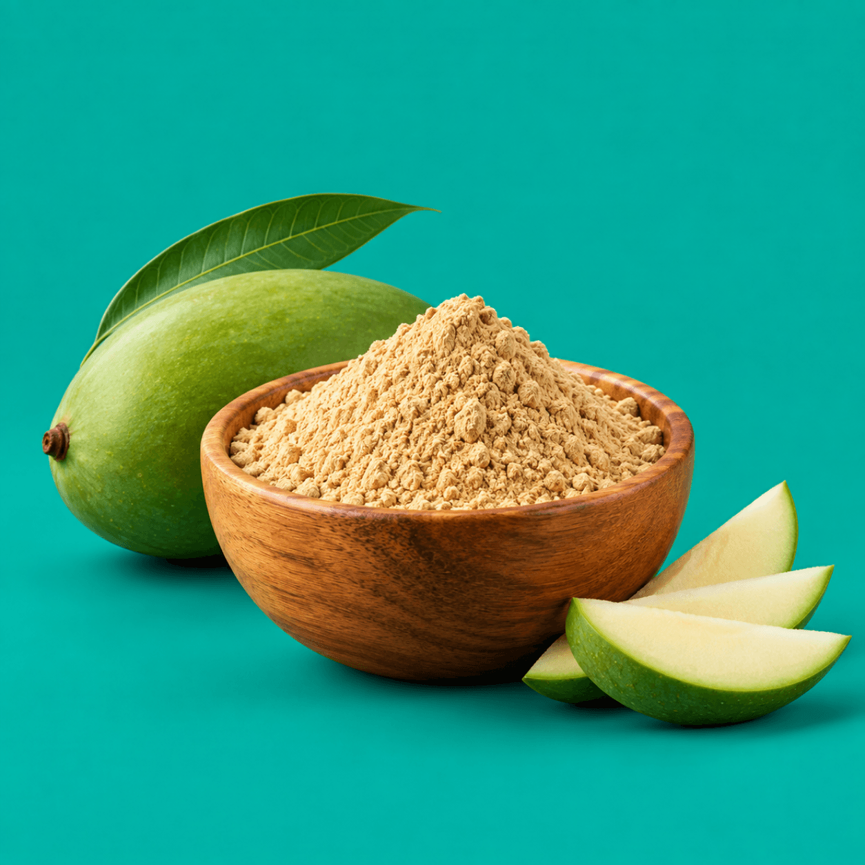 Mango powder with fresh mango