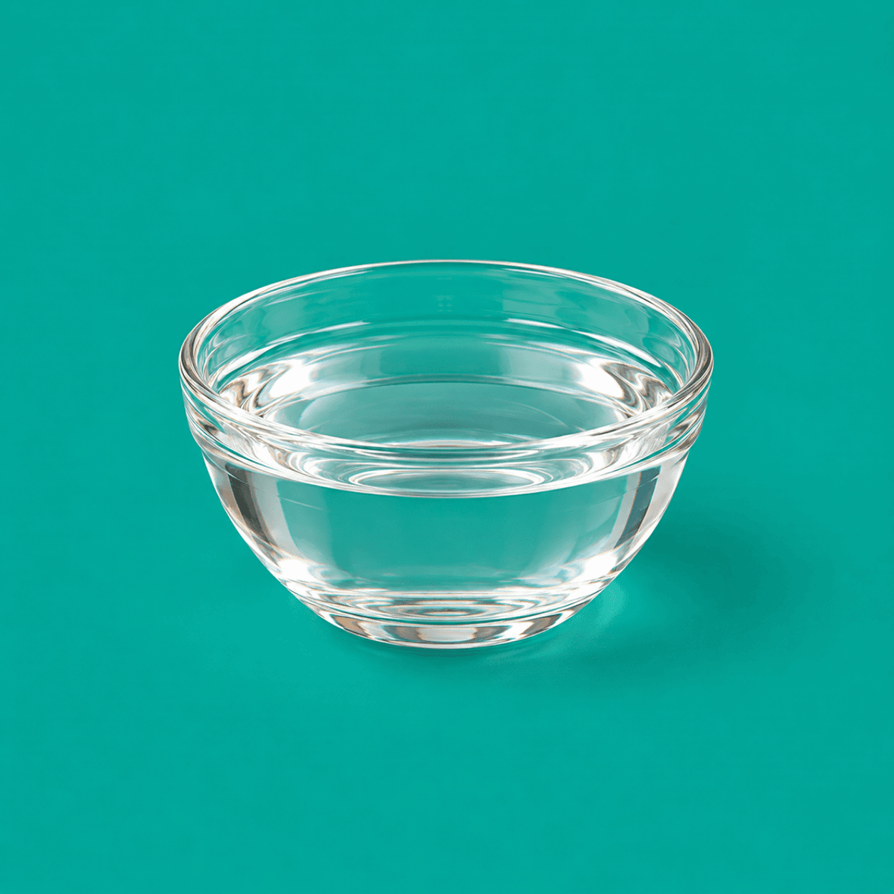 Distilled water droplets